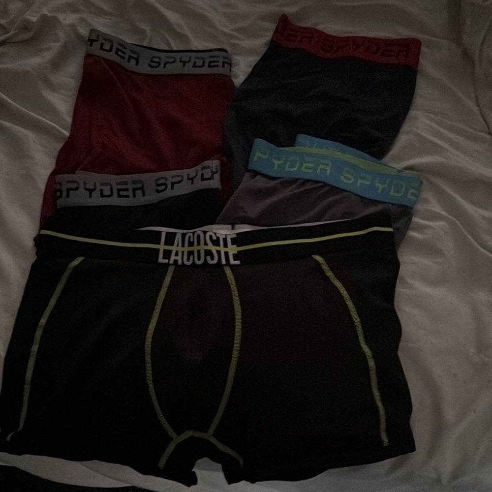 Spyder and Lacoste men’s underwear